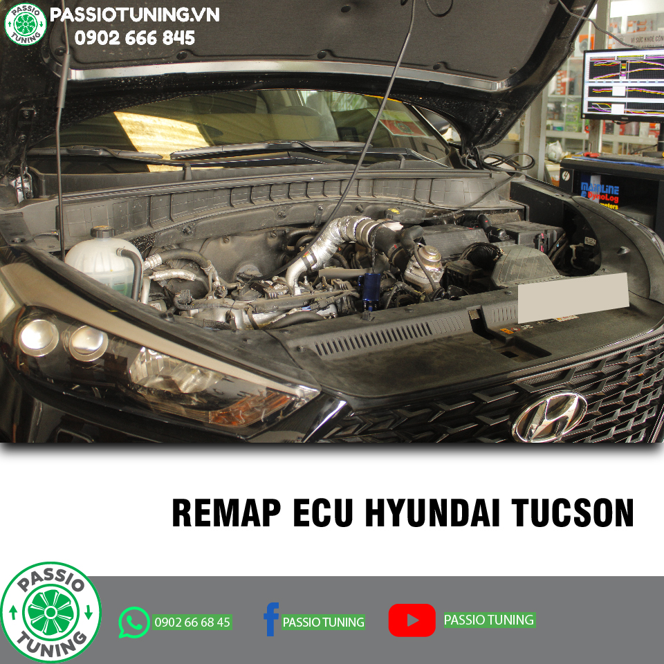 Gói Remap ECU Hyundai Tucson 1.6 AT Passio Tuning Vietnam